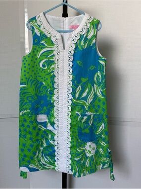 Girl’s Lilly Pulitzer Roar Of The Jungle Shift Dress Size 8
